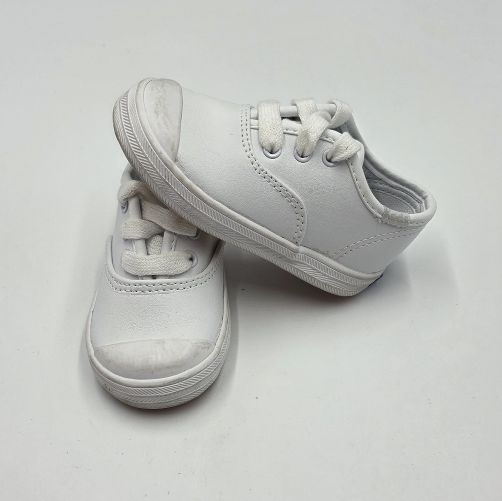 Keds little kids Champion Toe Cap white sneakers size 6